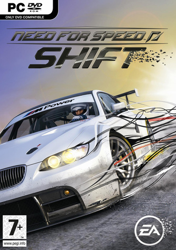 Need for Speed: Shift - BMW M3 GT2 на обложке Need for Speed: Shift